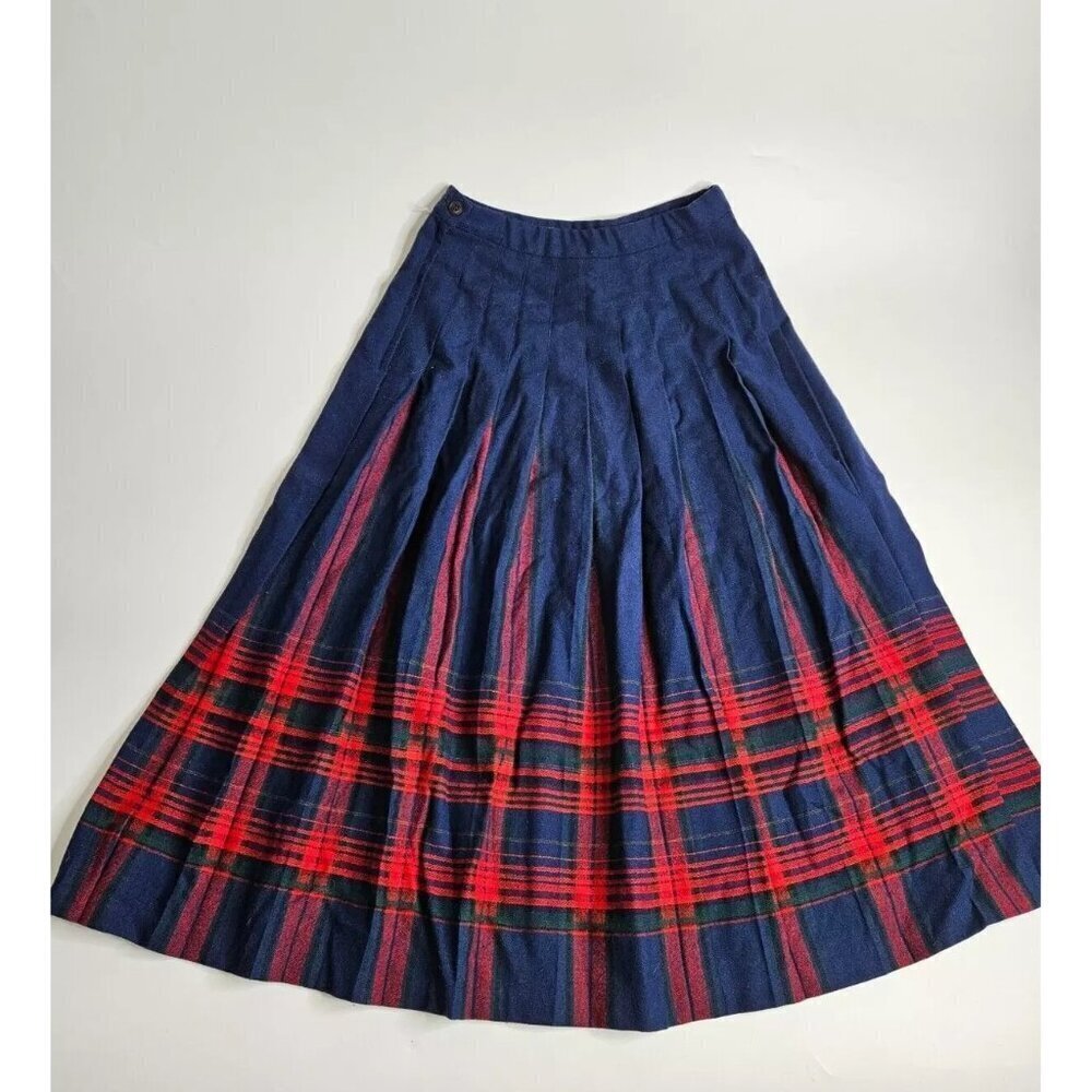 Vintage Pendleton Authentic Virgin Wool Pleated P… - image 2